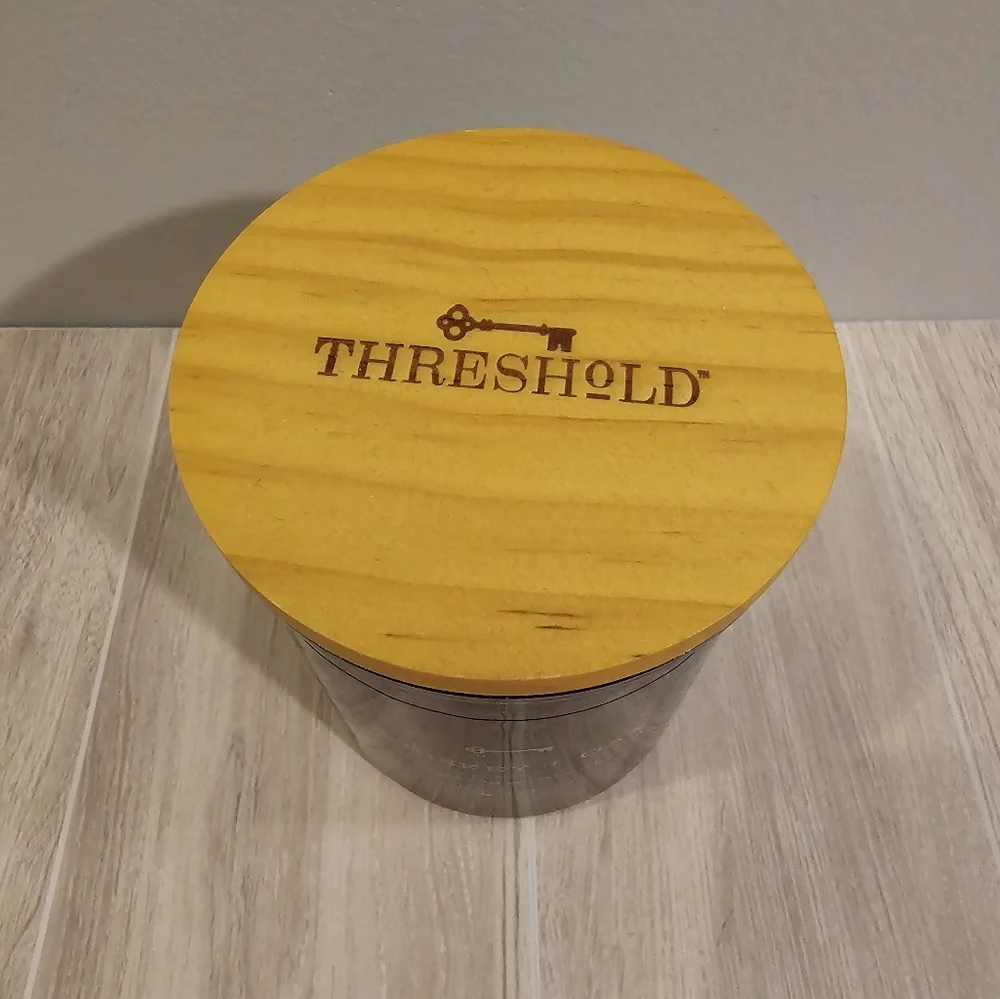 Whiskey + Oak Crackling Wood Wick Candle by Threshold- 9oz - Picture 2 of 4